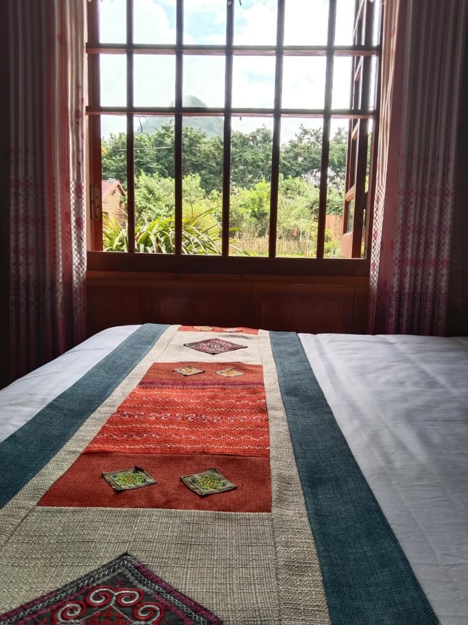 A Lin Homestay Bac Ha Exterior foto
