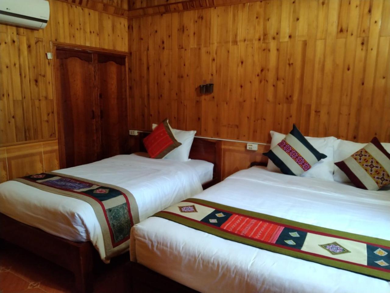 A Lin Homestay Bac Ha Exterior foto